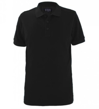 Pilbara Men's Classic Cotton Polo:Black