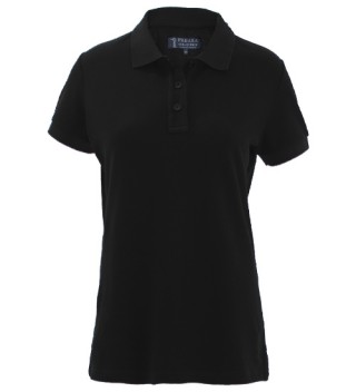 Pilbara Women's Classic Cotton Polo:Black
